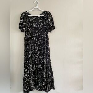 ⚡️SOLD⚡️Faithfull the Brand Black and White Maxi Sundress
